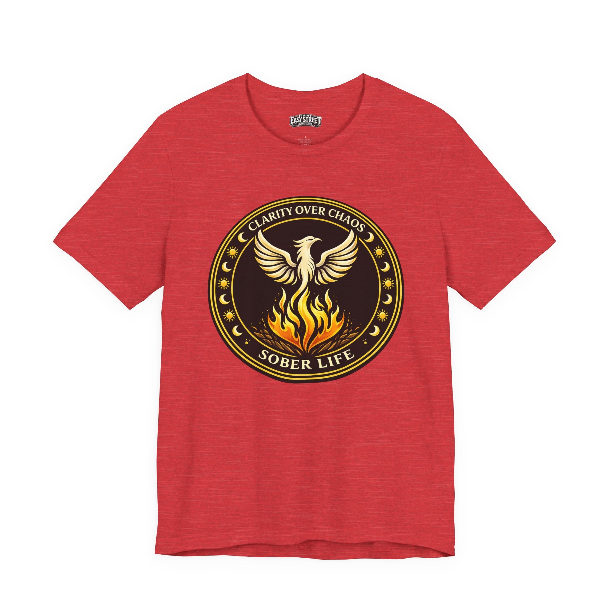 Clarity Over Chaos Crest - Sober Life Tee