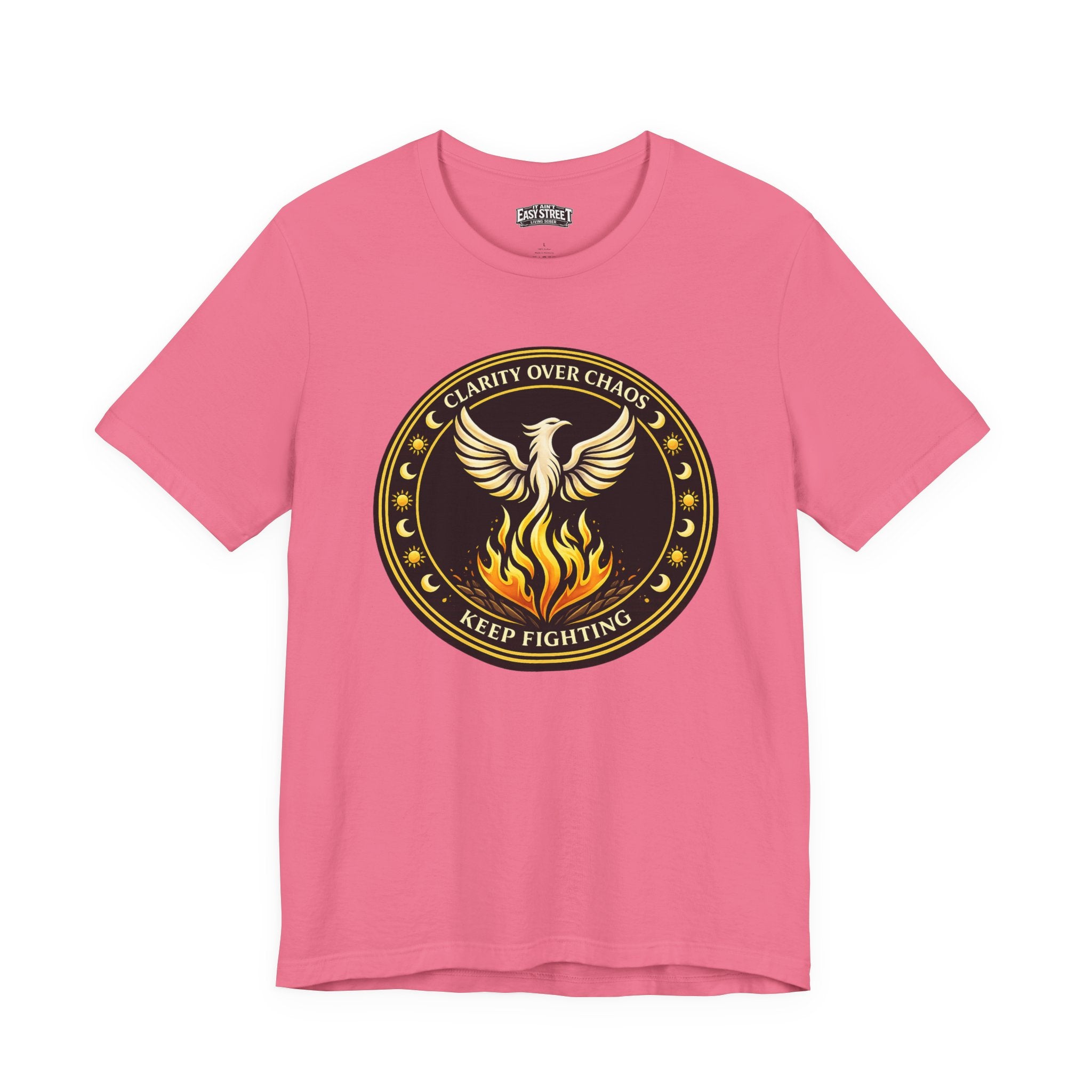 Clarity Over Chaos Crest - Keep Fighting Tee