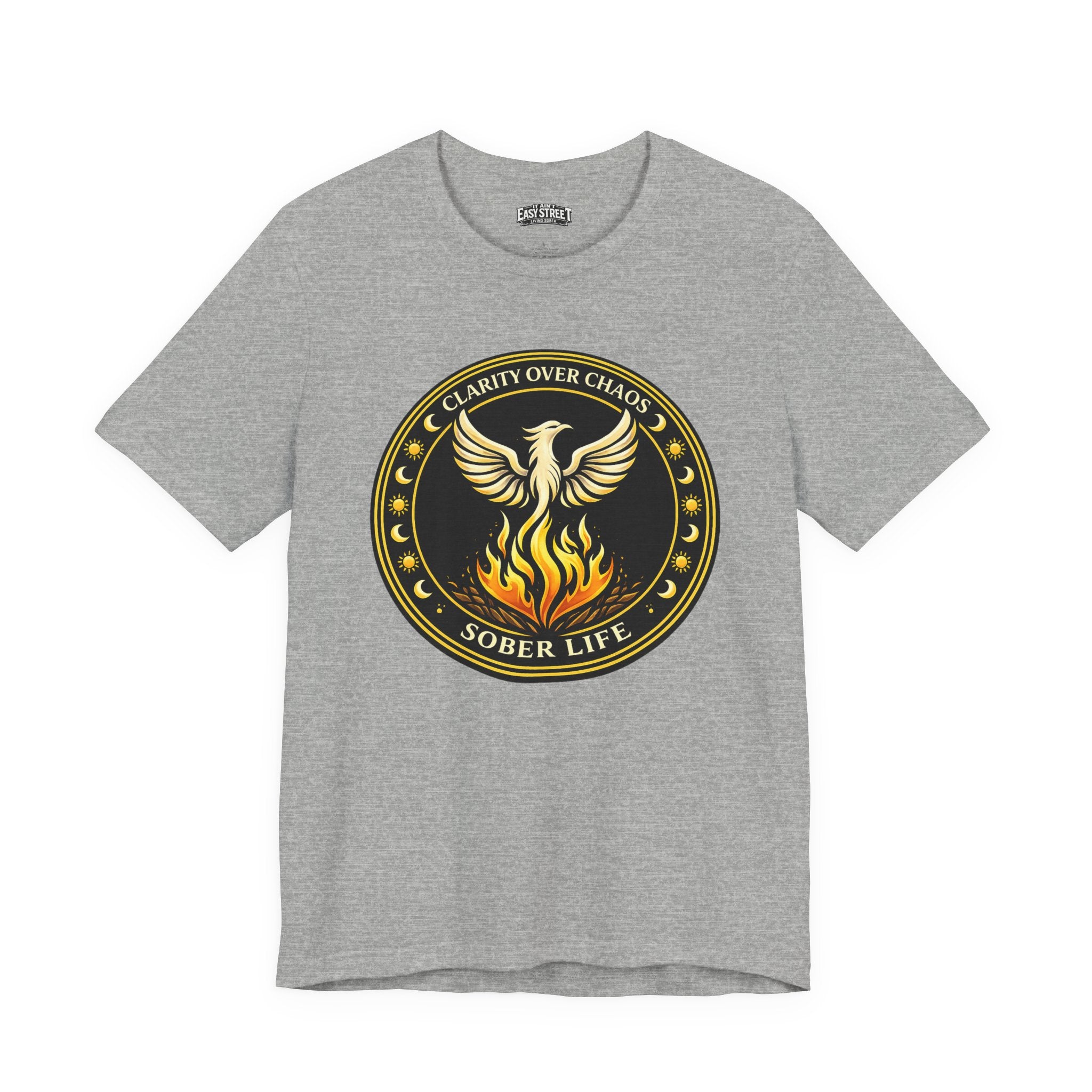 Clarity Over Chaos Crest - Sober Life Tee