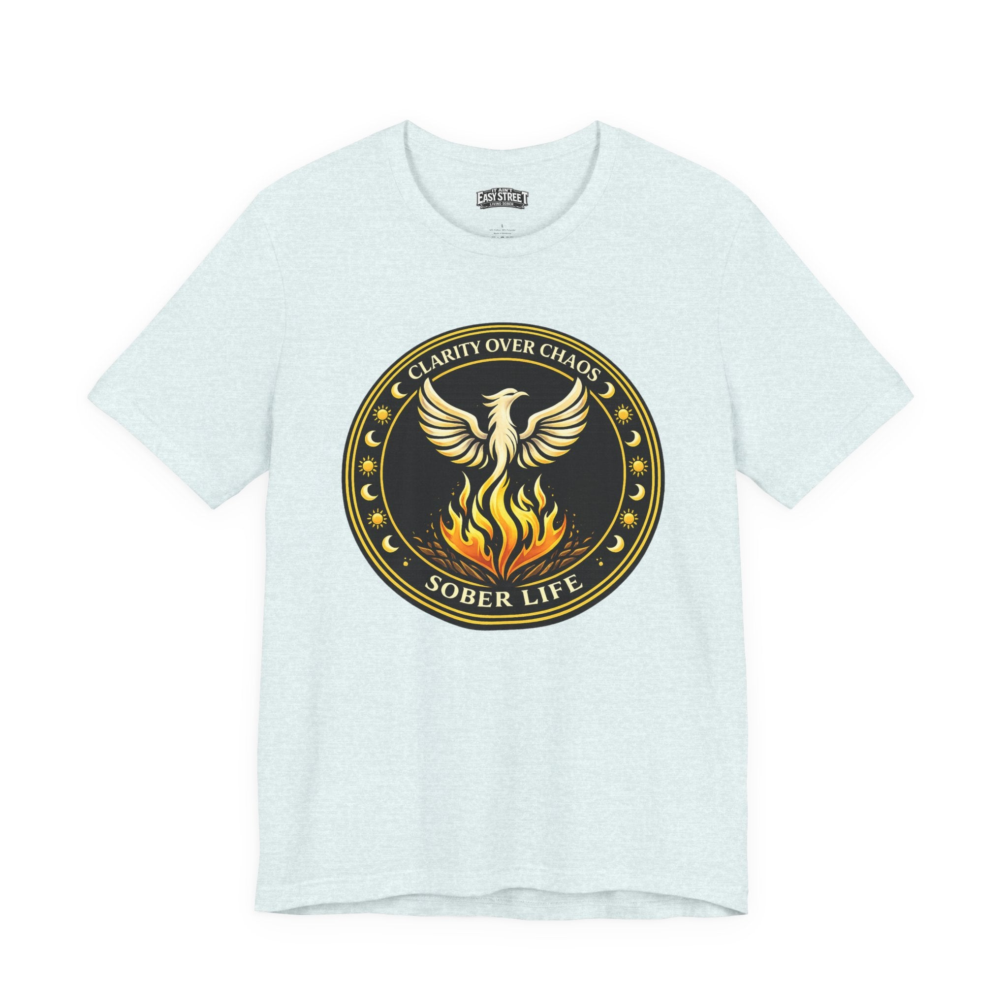 Clarity Over Chaos Crest - Sober Life Tee