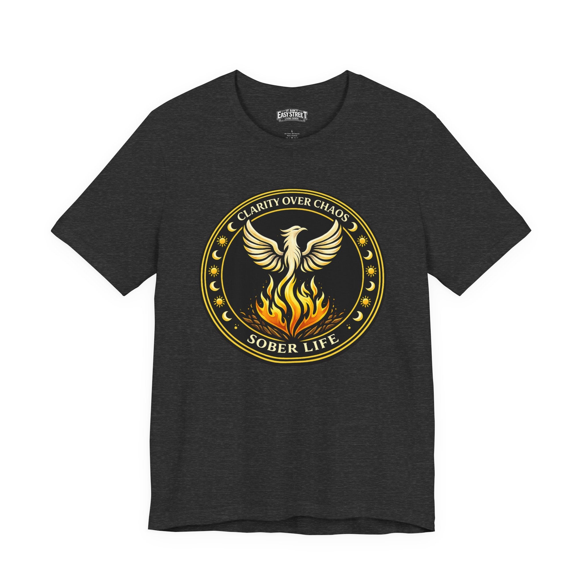Clarity Over Chaos Crest - Sober Life Tee