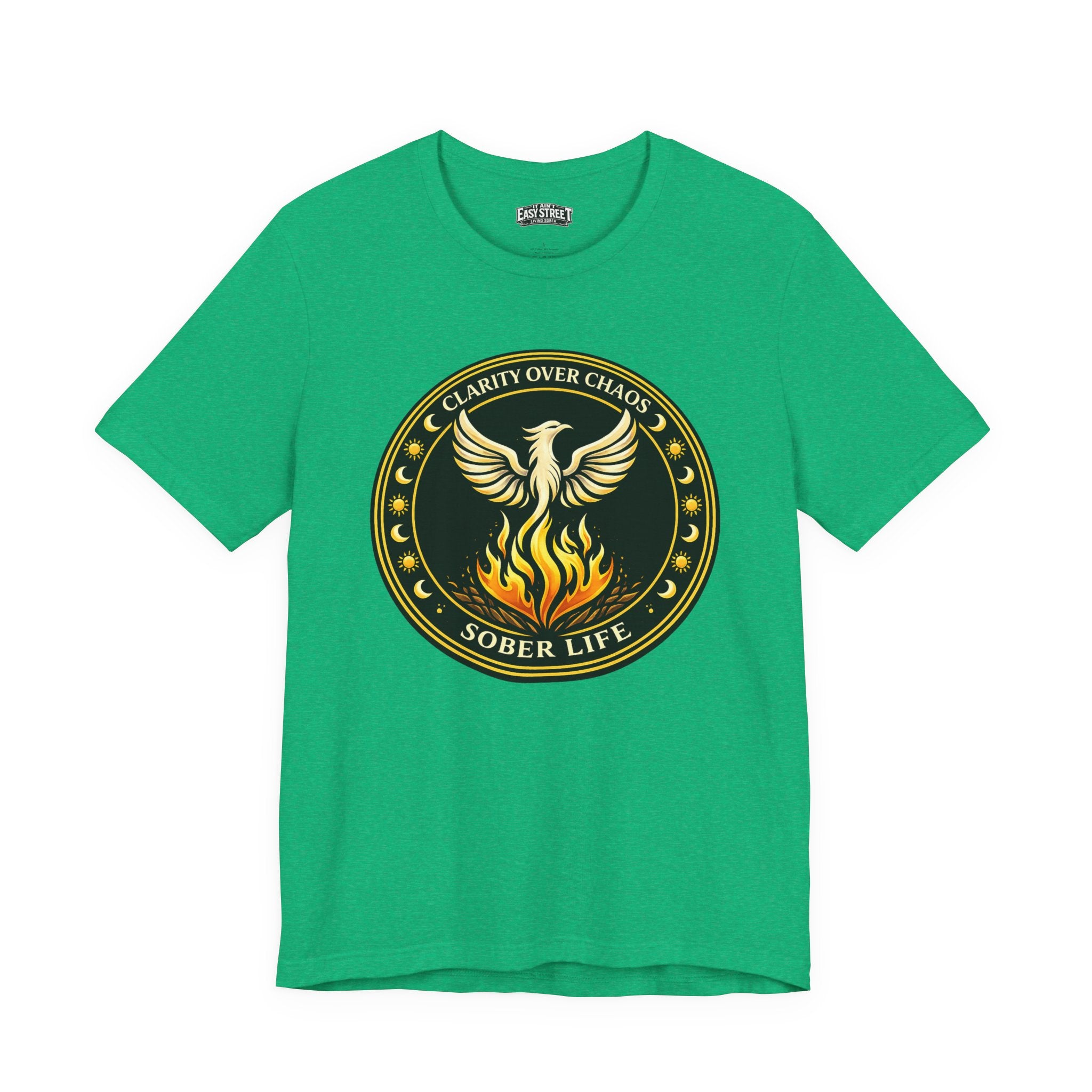 Clarity Over Chaos Crest - Sober Life Tee