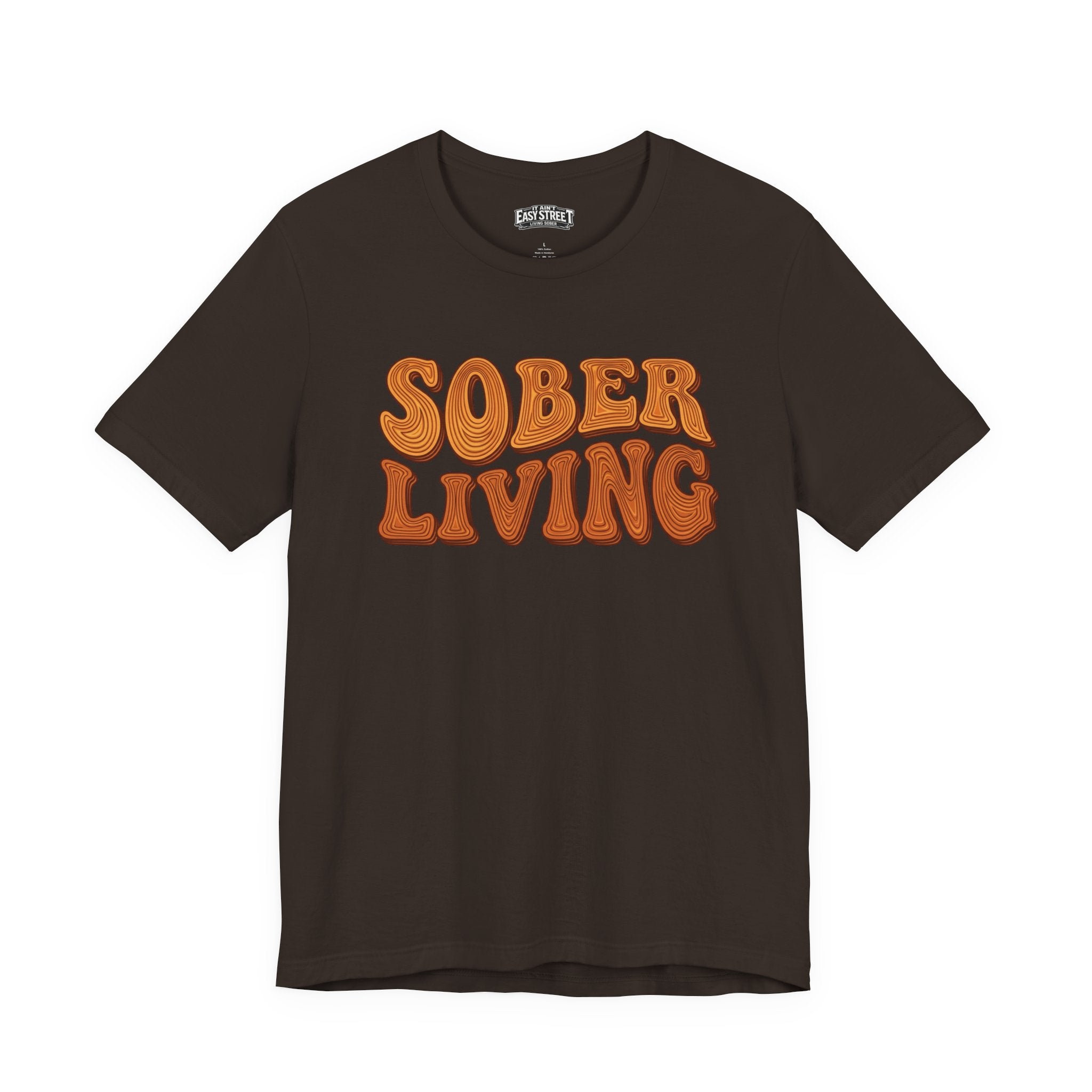 Sober Living Retro Tee