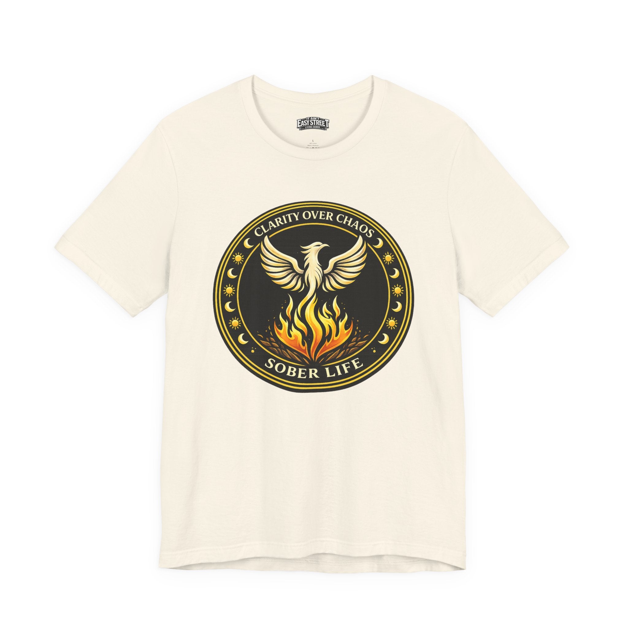 Clarity Over Chaos Crest - Sober Life Tee