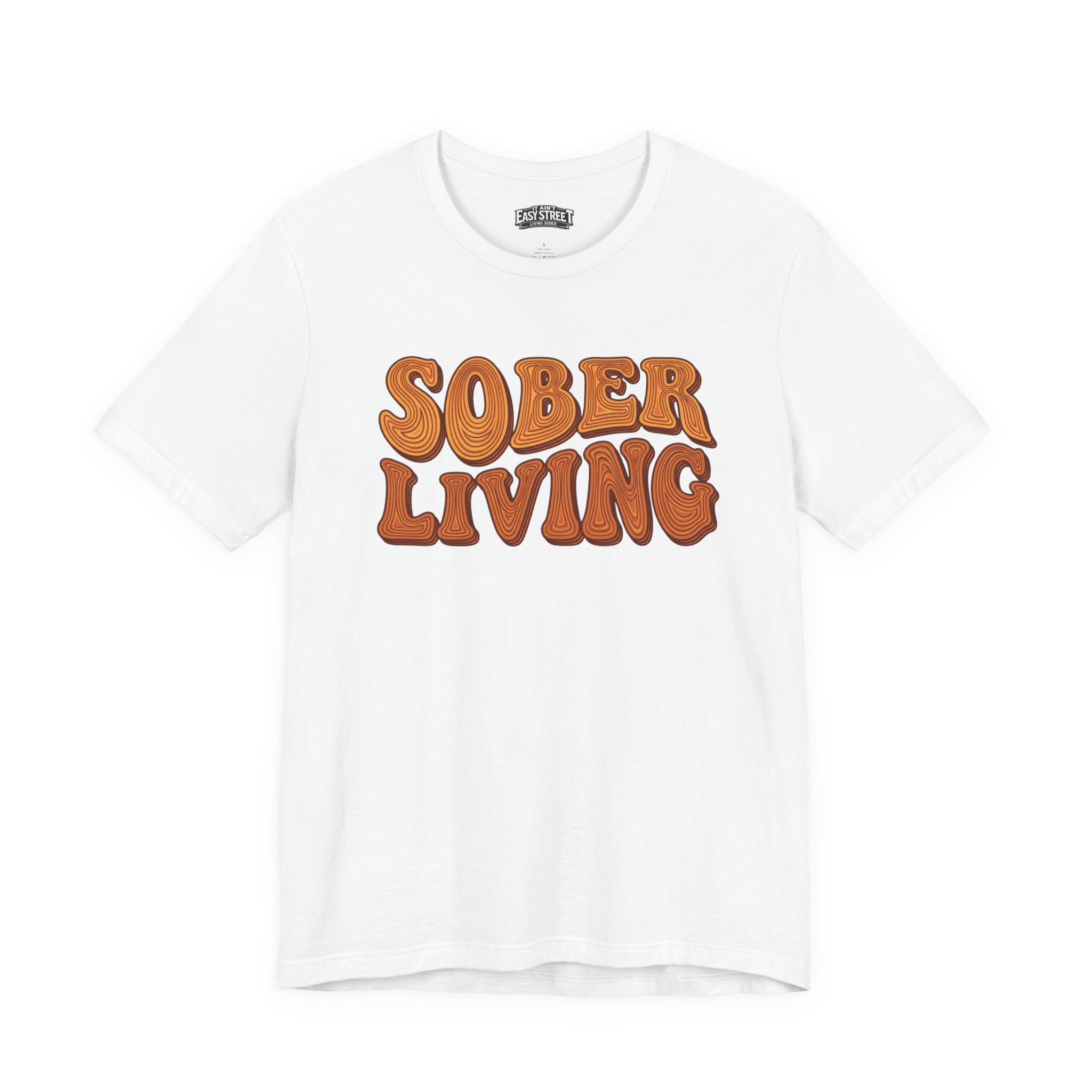 Sober Living Retro Tee