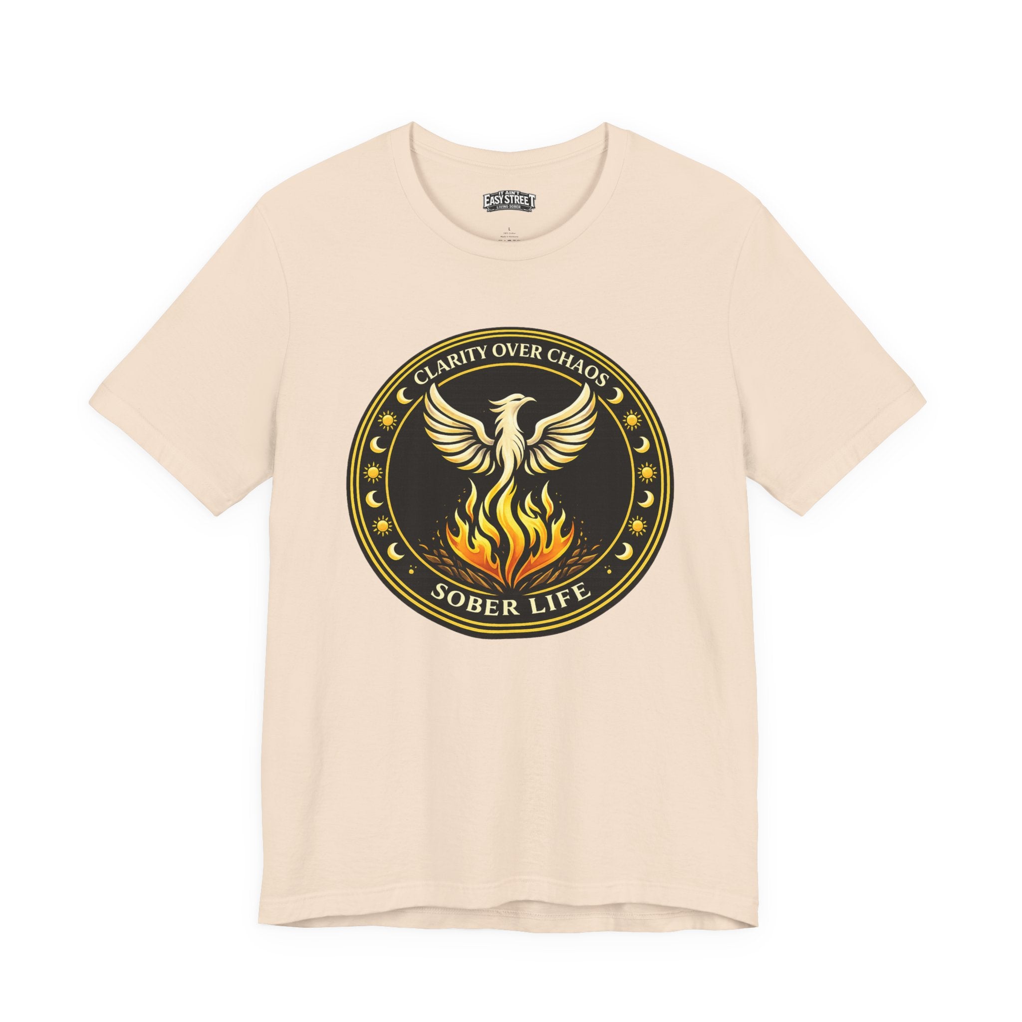 Clarity Over Chaos Crest - Sober Life Tee
