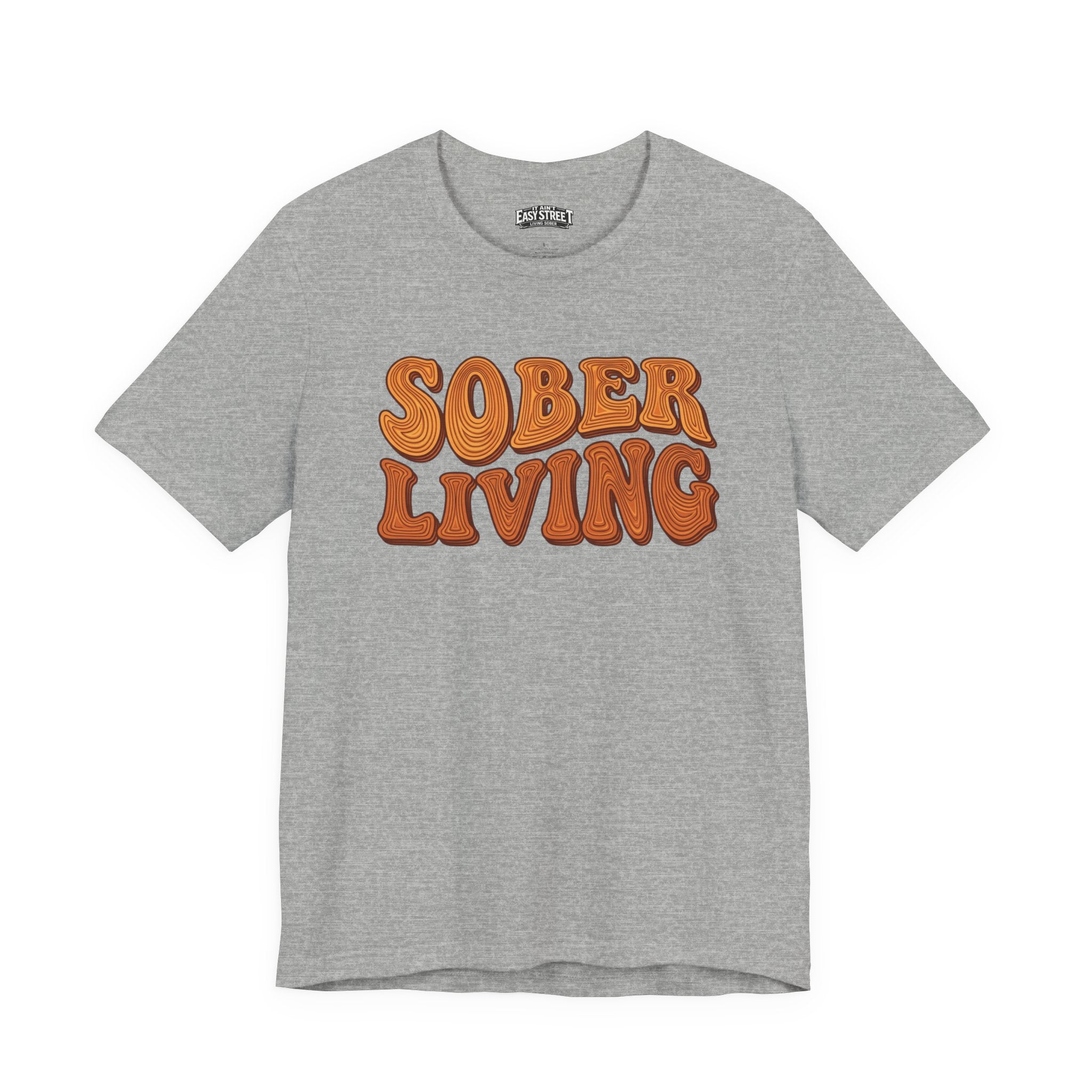 Sober Living Retro Tee