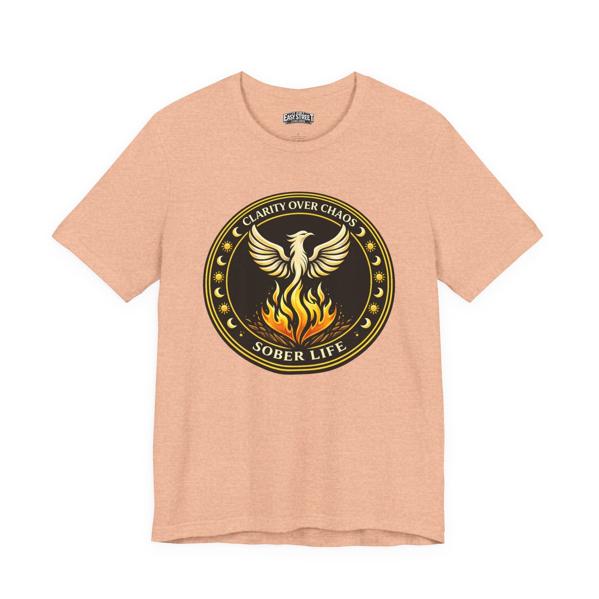 Clarity Over Chaos Crest - Sober Life Tee