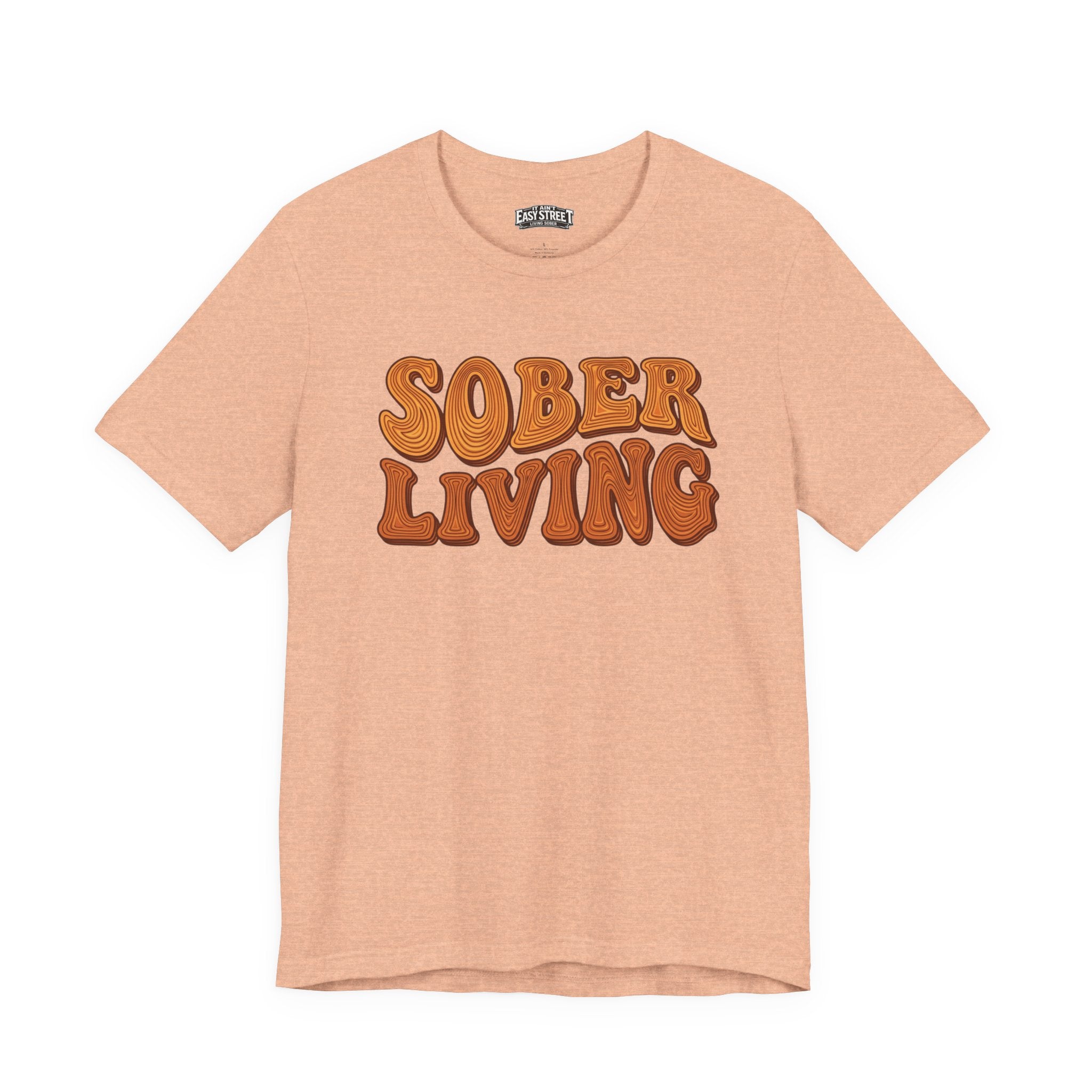 Sober Living Retro Tee