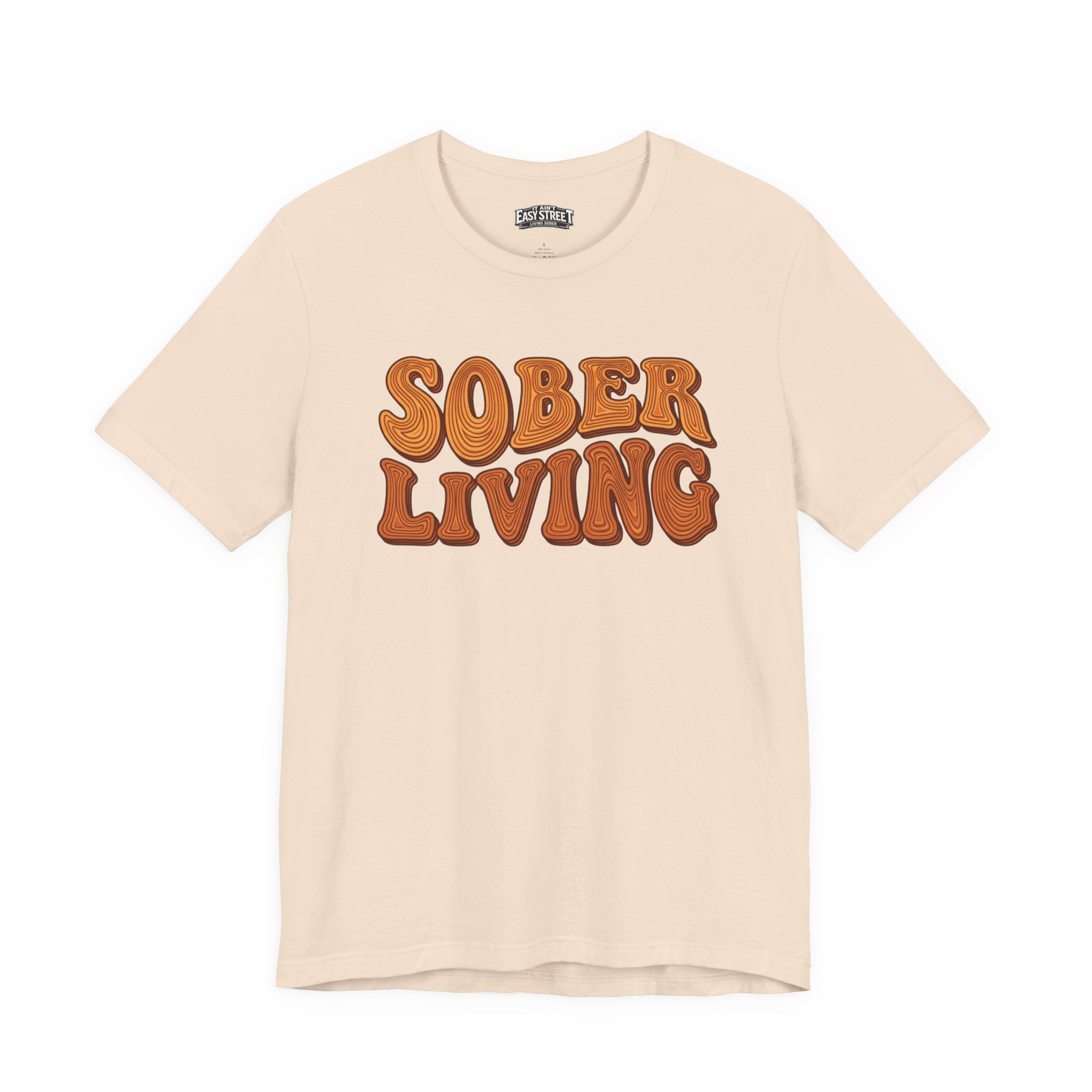 Sober Living Retro Tee