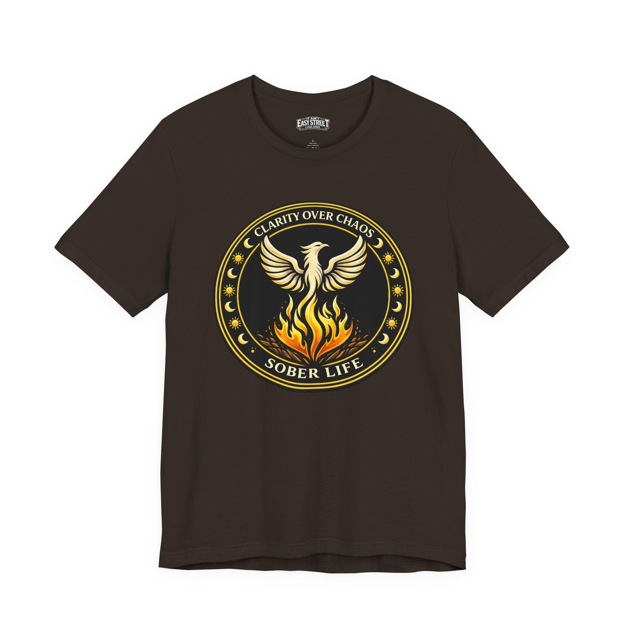Clarity Over Chaos Crest - Sober Life Tee