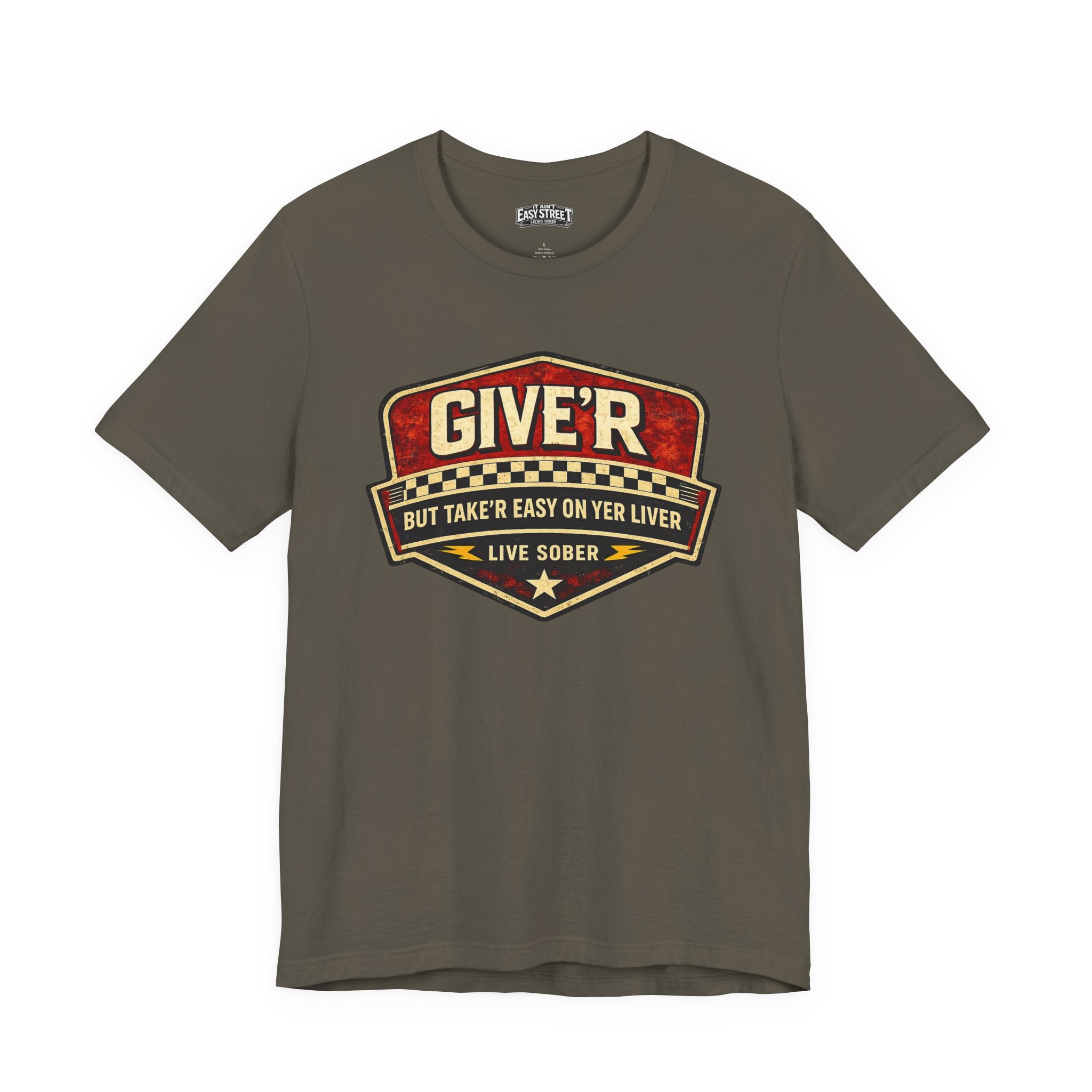 Give'r (But Take It Easy) Tee