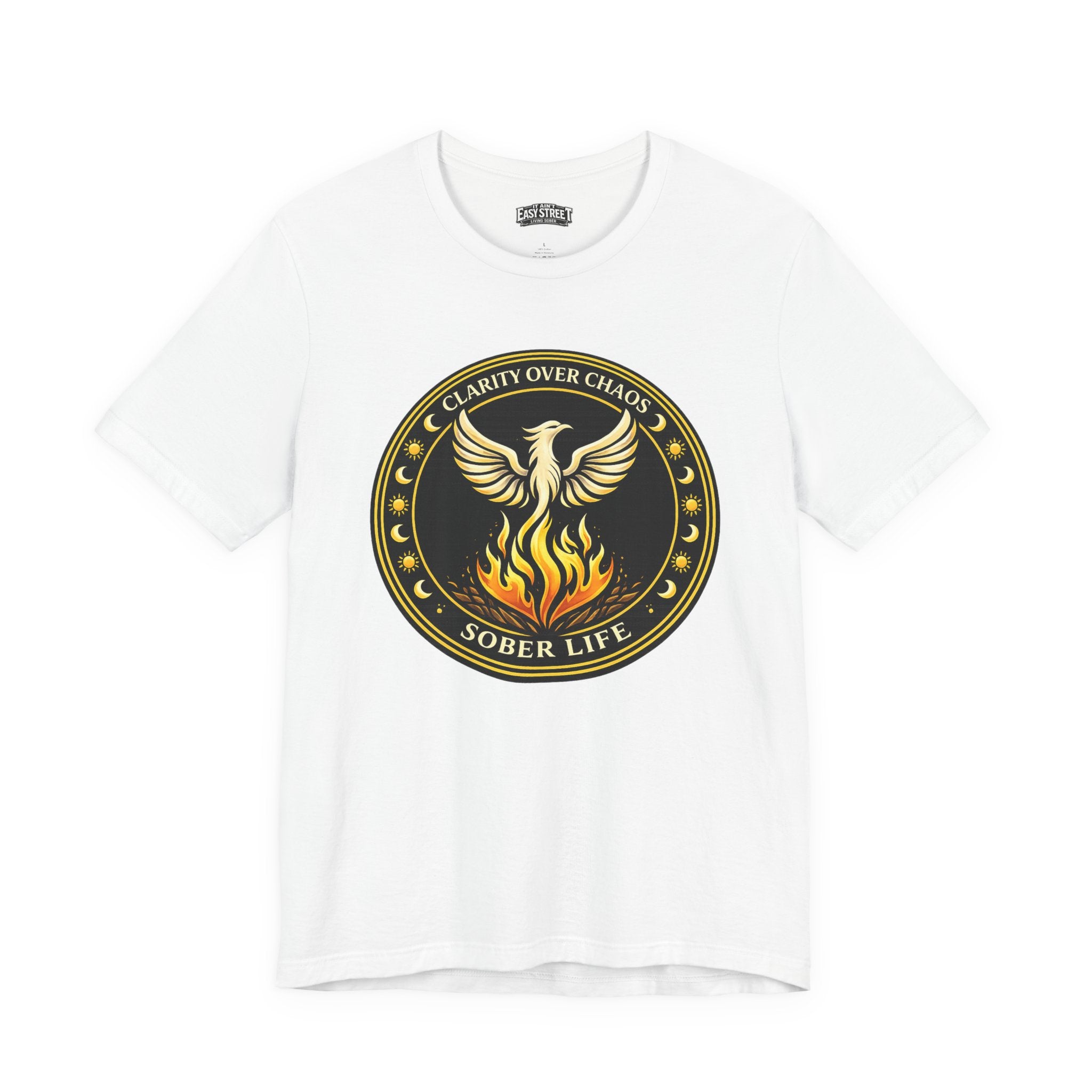 Clarity Over Chaos Crest - Sober Life Tee
