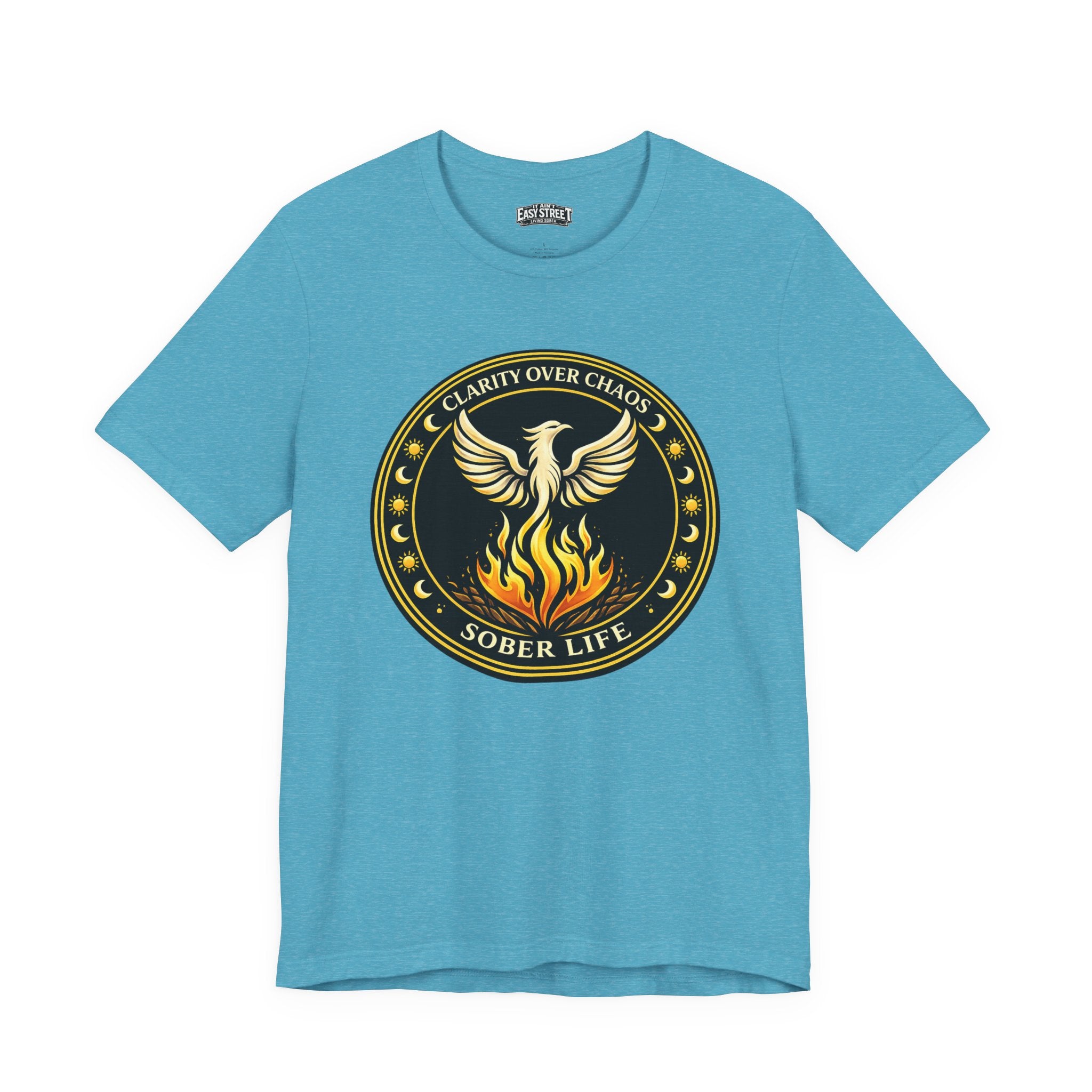 Clarity Over Chaos Crest - Sober Life Tee