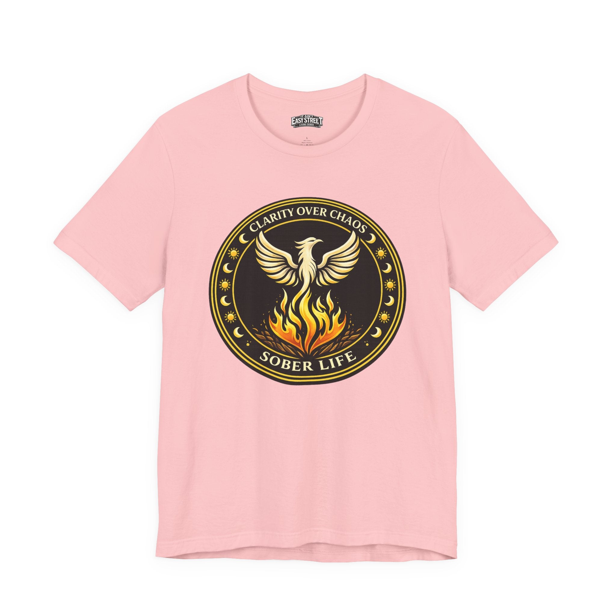 Clarity Over Chaos Crest - Sober Life Tee