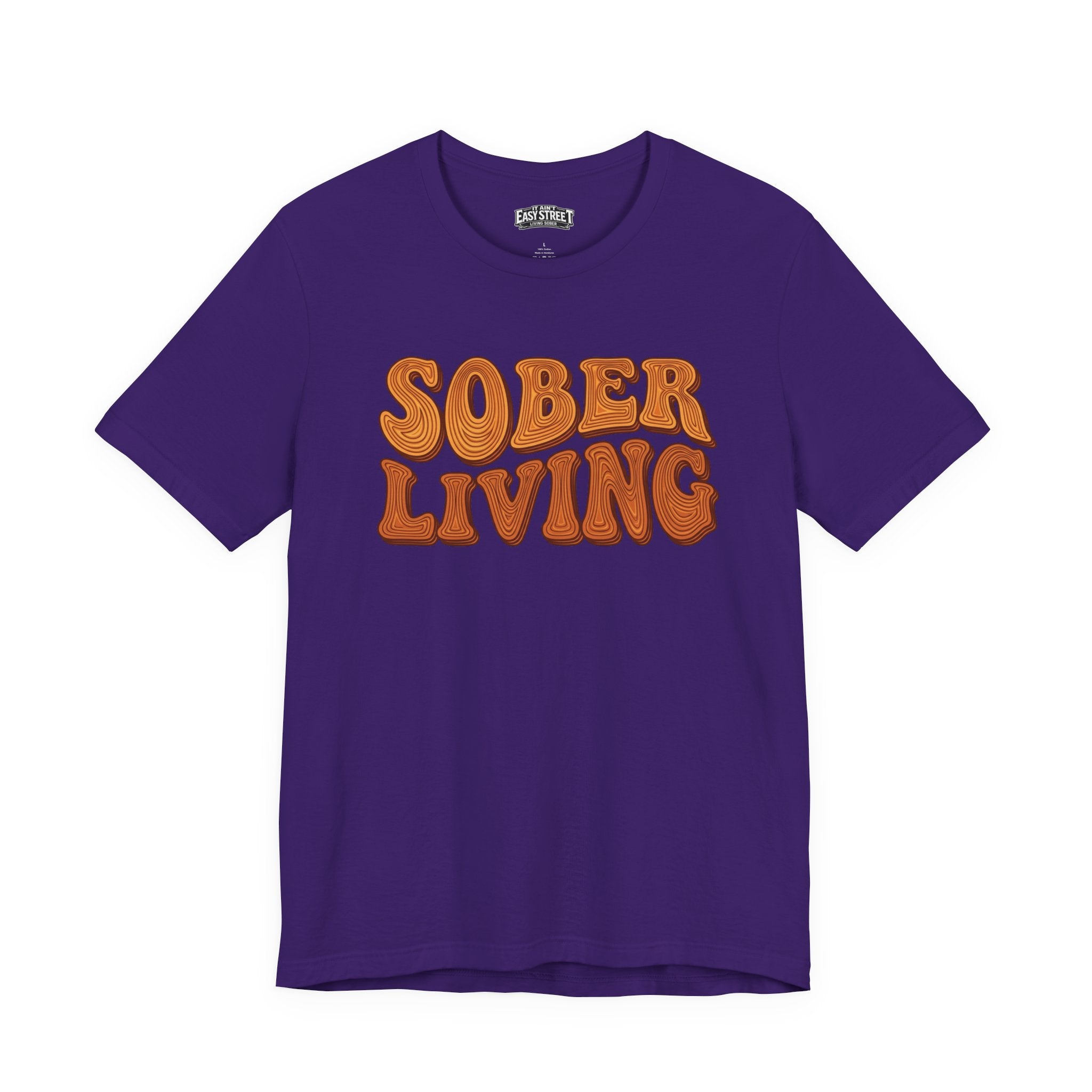 Sober Living Retro Tee