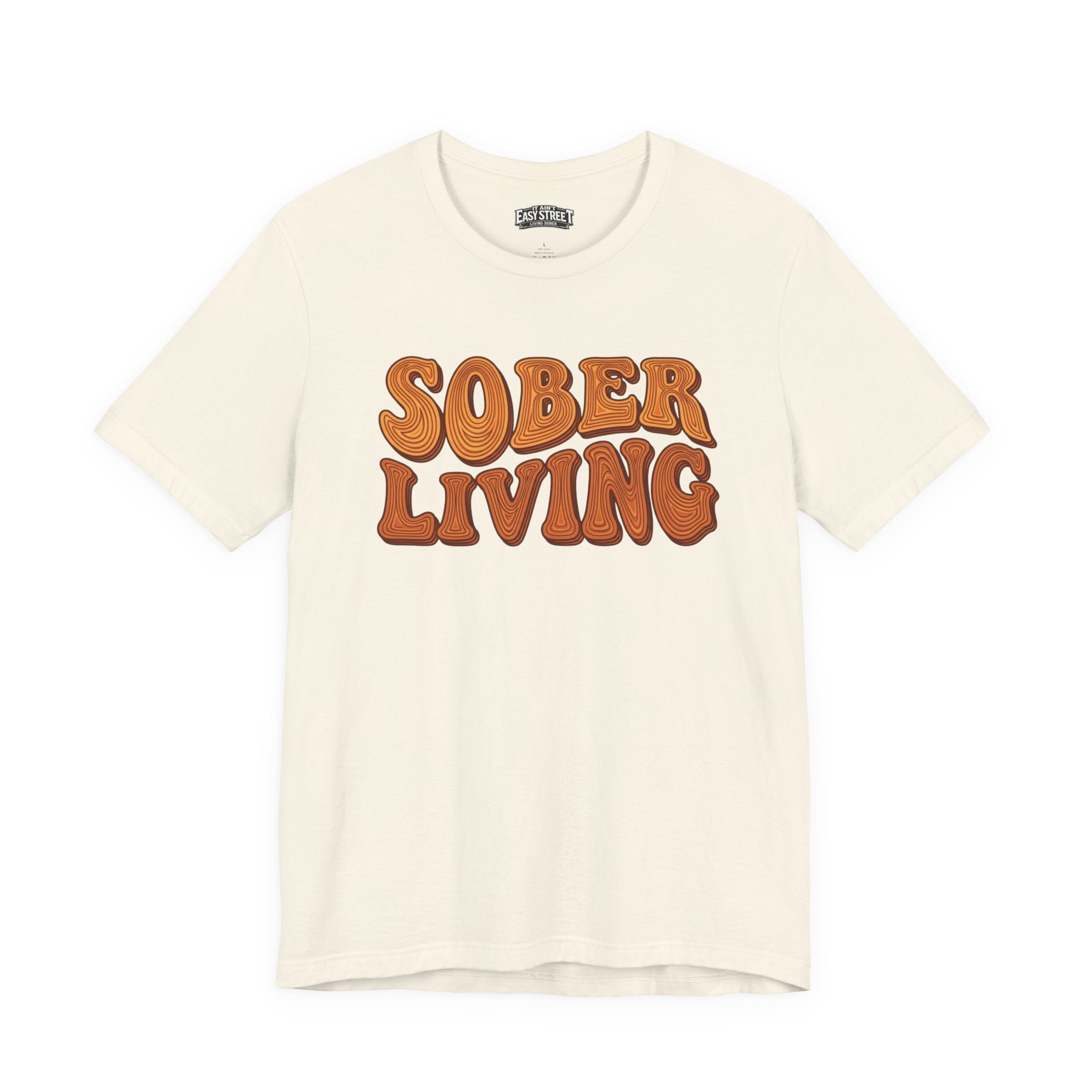 Sober Living Retro Tee